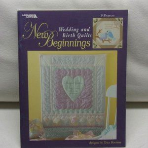 🐱ON SALE Leisure Arts Wedding & Birth Quilts Book, New Quilting Book